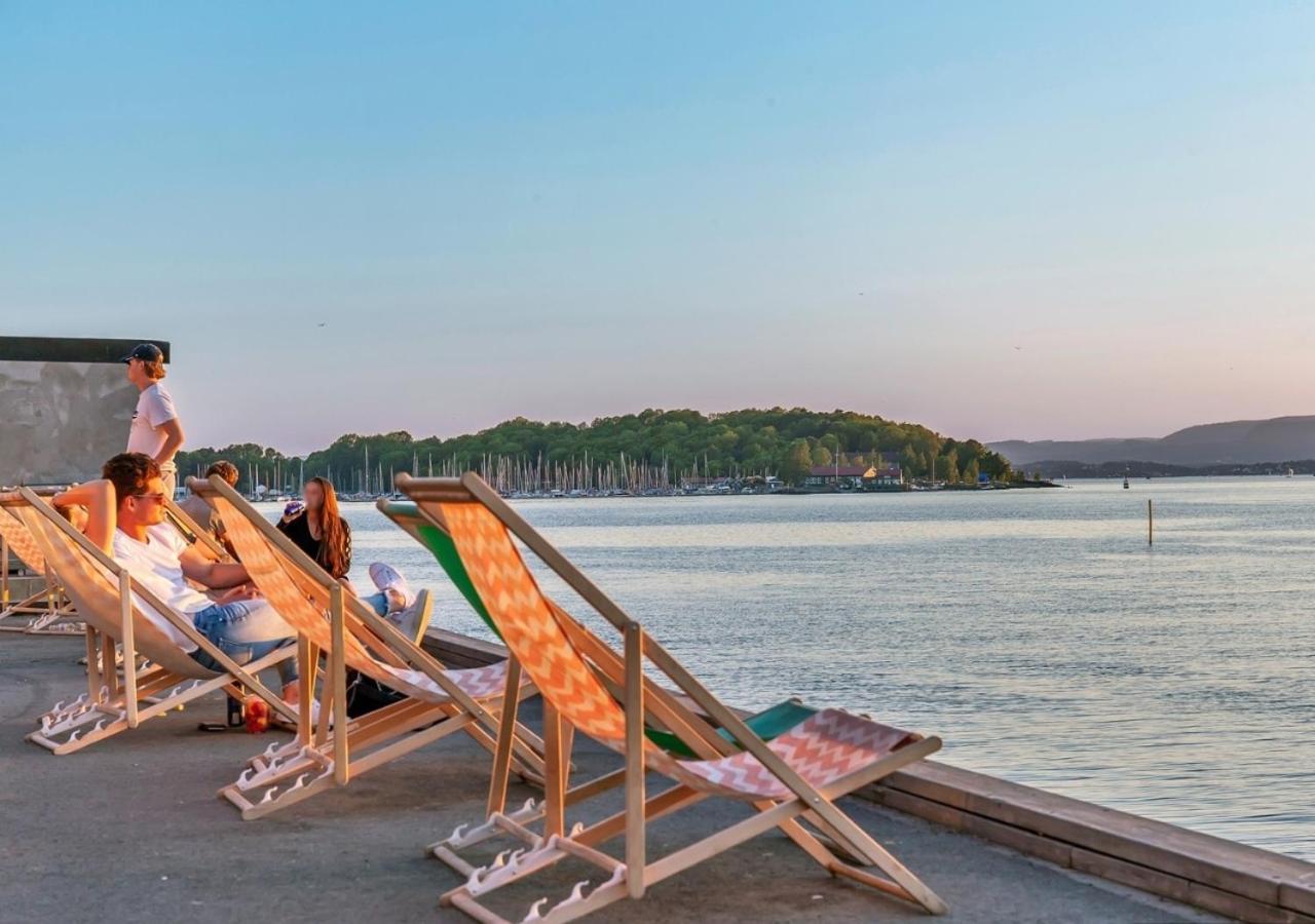 Seaside Apt - 2 Sunny Balconies - Modern - 6 Pax Oslo Eksteriør billede