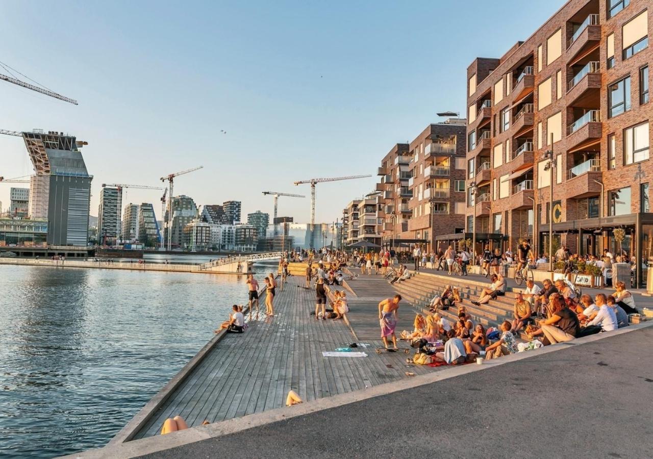 Seaside Apt - 2 Sunny Balconies - Modern - 6 Pax Oslo Eksteriør billede